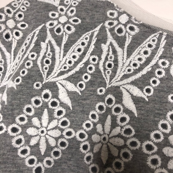 Grey net top - Picture 4 of 5